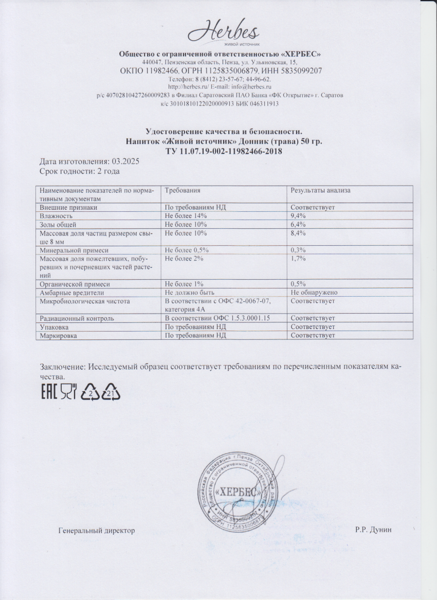 Паспорт №032025